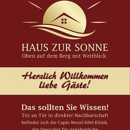 Haus Zur Sonne Dom wakacyjny *